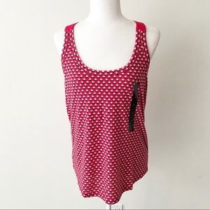 BR Factory | Pink Geo Print Racerback Tank Top NWT